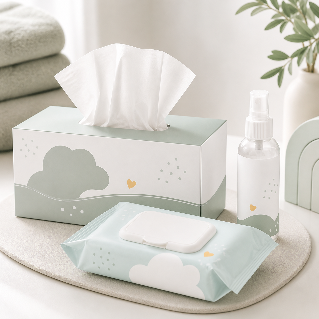 Sanitized tissues